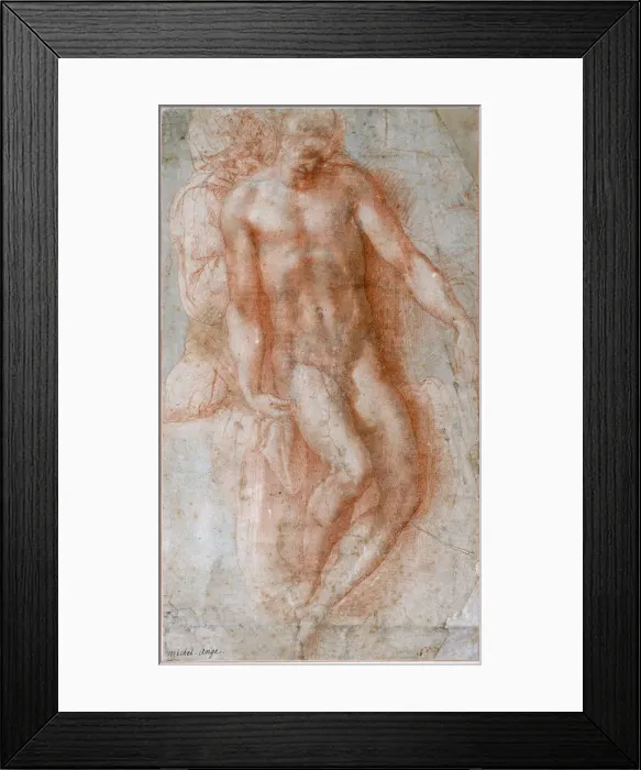 Framed Print : Pieta, ca 1530-1536. Artist: Buonarroti, Michelangelo (1475-1564) Framed Print : Pieta, ca 1530-1536. Artist: Buonarroti, Michelangelo (1475-1564)