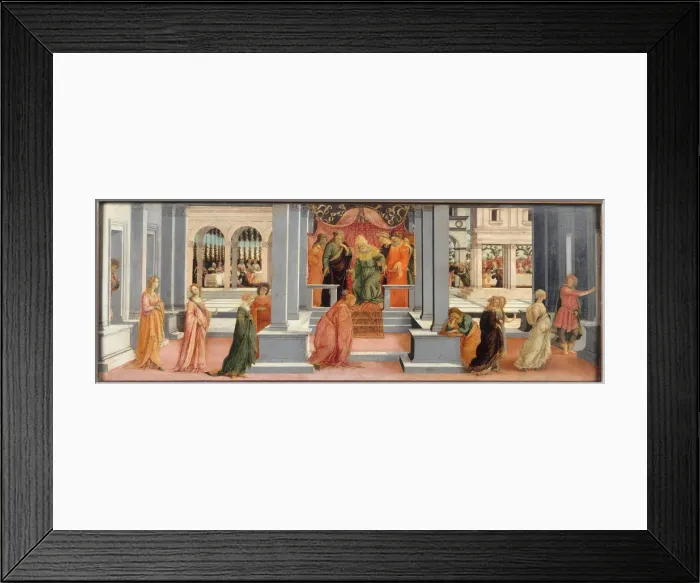Framed Print : Esther before Ahasuerus, 1478-1480. Artist: Lippi, Filippino (1457-1504) Framed Print : Esther before Ahasuerus, 1478-1480. Artist: Lippi, Filippino (1457-1504)