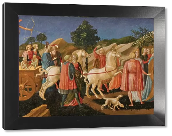 The Triumphs of Love, Chastity, and Death, c. 1450. Artist: Pesellino, Francesco di Stefano (1422-1457)