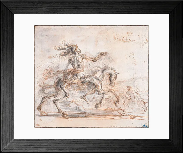 Framed Print : The Death on the Battlefield, Between 1640 and 1650. Artist: Stefano della Bella (1610-1664) Framed Print : The Death on the Battlefield, Between 1640 and 1650. Artist: Stefano della Bella (1610-1664)