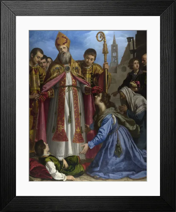 Framed Print : Saint Zenobius revives a Dead Boy, c. 1615. Artist: Bilivert, Giovanni (1585-1644) Framed Print : Saint Zenobius revives a Dead Boy, c. 1615. Artist: Bilivert, Giovanni (1585-1644)