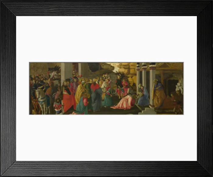 Framed Print : The Adoration of the Kings, ca 1470. Artist: Botticelli, Sandro (1445-1510) Framed Print : The Adoration of the Kings, ca 1470. Artist: Botticelli, Sandro (1445-1510)