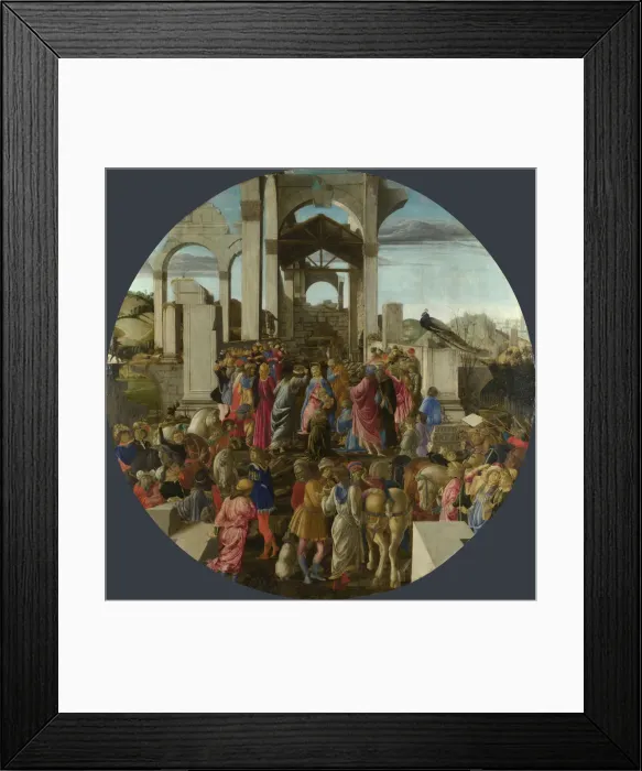 Framed Print : The Adoration of the Kings, ca 1470-1475. Artist: Botticelli, Sandro (1445-1510) Framed Print : The Adoration of the Kings, ca 1470-1475. Artist: Botticelli, Sandro (1445-1510)