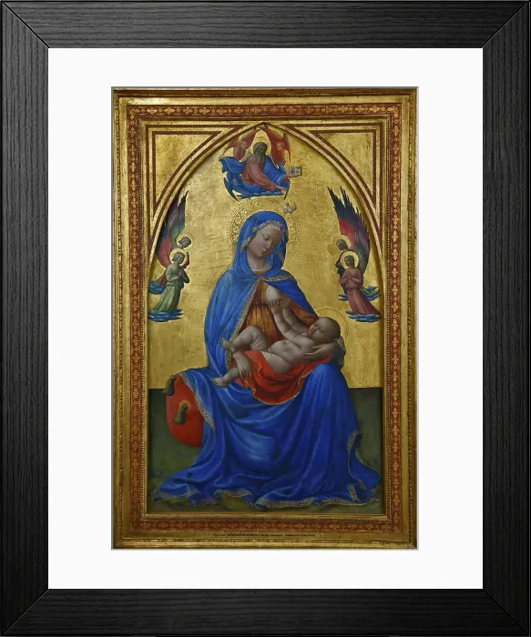 Framed Print : Virgin and Child, ca 1435. Artist: Masolino da Panicale (1383-ca 1440) Framed Print : Virgin and Child, ca 1435. Artist: Masolino da Panicale (1383-ca 1440)