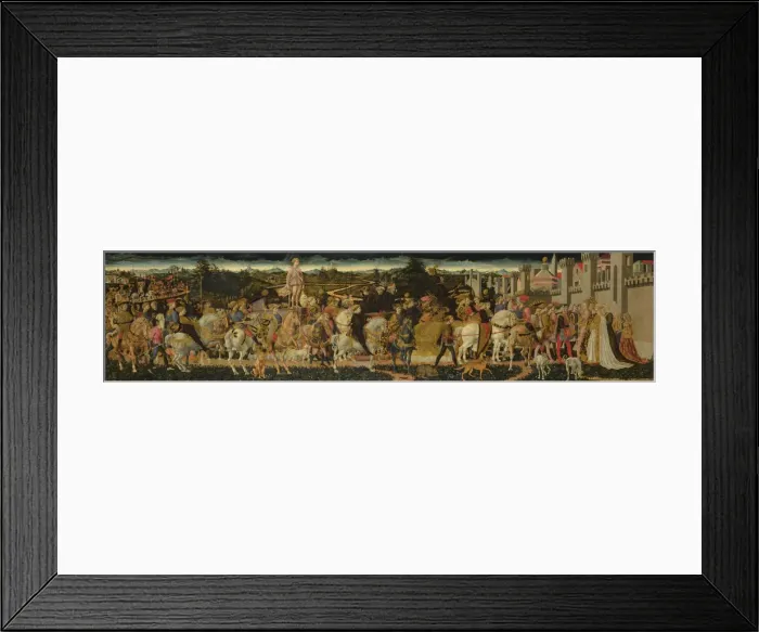 Framed Print : The Triumph of David, c. 1450. Artist: Pesellino, Francesco di Stefano (1422-1457) Framed Print : The Triumph of David, c. 1450. Artist: Pesellino, Francesco di Stefano (1422-1457)
