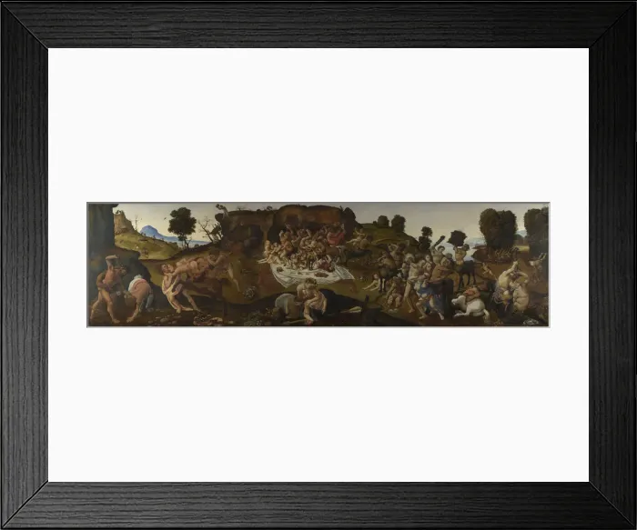 Framed Print : The Fight between the Lapiths and the Centaurs, c. 1500-1515. Artist: Piero di Cosimo (ca 1462-ca 1521) Framed Print : The Fight between the Lapiths and the Centaurs, c. 1500-1515. Artist: Piero di Cosimo (ca 1462-ca 1521)