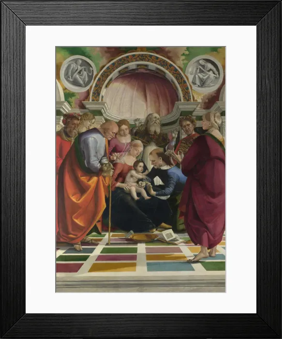 Framed Print : The Circumcision, c. 1490. Artist: Signorelli, Luca (ca 1441-1523) Framed Print : The Circumcision, c. 1490. Artist: Signorelli, Luca (ca 1441-1523)