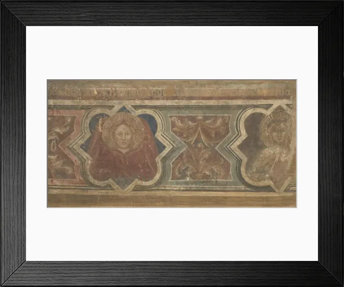 Framed Print : Decorative Border, ca 1390. Artist: Spinello, Aretino (c. 1350-1410) Framed Print : Decorative Border, ca 1390. Artist: Spinello, Aretino (c. 1350-1410)