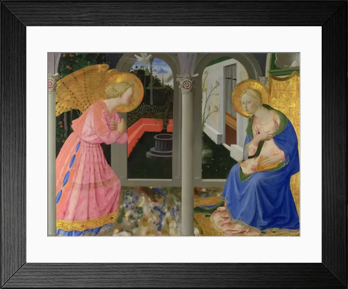 Framed Print : The Annunciation, c. 1440. Artist: Strozzi, Zanobi (1412-1468) Framed Print : The Annunciation, c. 1440. Artist: Strozzi, Zanobi (1412-1468)