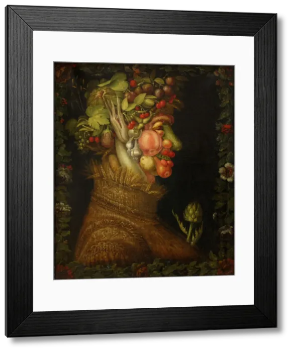 Framed Print : Summer, 1573. Artist: Arcimboldo, Giuseppe (1527-1593) Framed Print : Summer, 1573. Artist: Arcimboldo, Giuseppe (1527-1593)