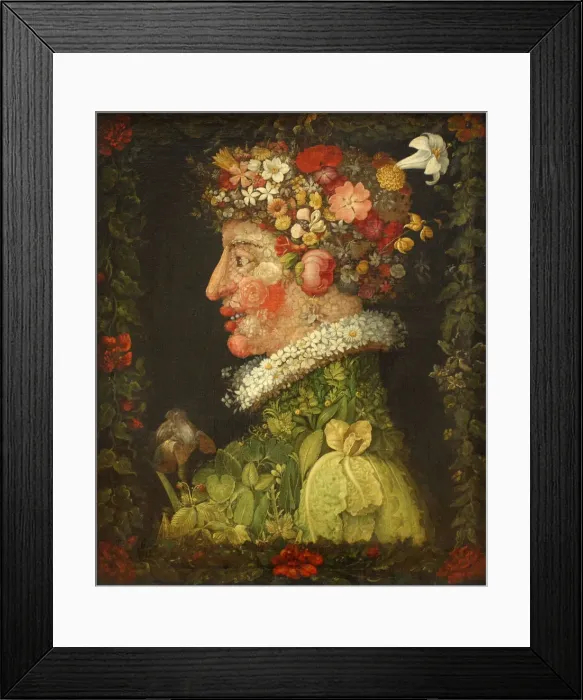 Framed Print : Spring, 1573. Artist: Arcimboldo, Giuseppe (1527-1593) Framed Print : Spring, 1573. Artist: Arcimboldo, Giuseppe (1527-1593)