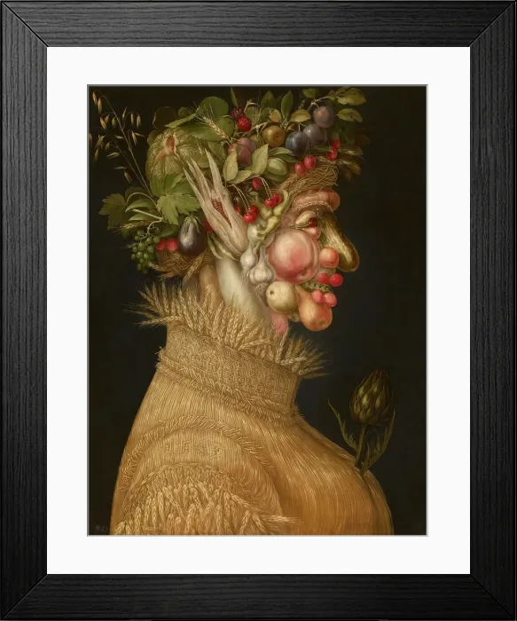 Framed Print : Summer, 1563. Artist: Arcimboldo, Giuseppe (1527-1593) Framed Print : Summer, 1563. Artist: Arcimboldo, Giuseppe (1527-1593)