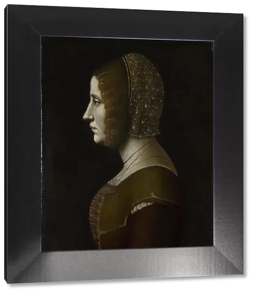 Portrait of a Woman in Profile, c. 1495. Artist: De Predis, Giovanni Ambrogio (1455-1509)