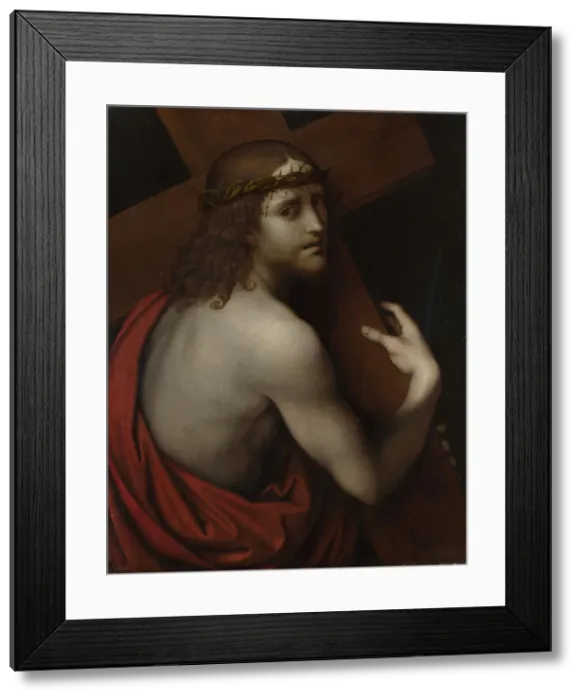 Framed Print : Christ Carrying the Cross, c. 1518-1525. Artist: Giampietrino (1 Half of 16th cen. ) Framed Print : Christ Carrying the Cross, c. 1518-1525. Artist: Giampietrino (1 Half of 16th cen. )