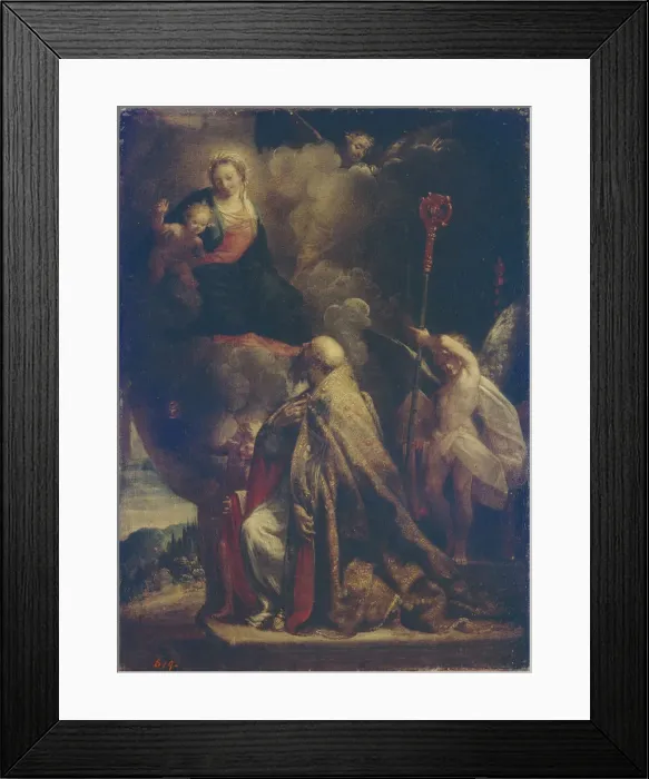 Framed Print : The vision of Saint George. Artist: Mazzucchelli (il Morazzone), Pier Francesco (1573-1626) Framed Print : The vision of Saint George. Artist: Mazzucchelli (il Morazzone), Pier Francesco (1573-1626)