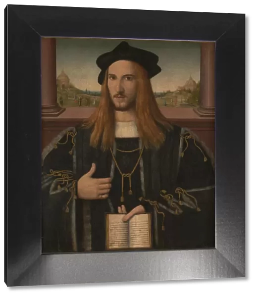 Portrait of Alberto Pio, 1512. Artist: Loschi, Bernardino (1460-1540)