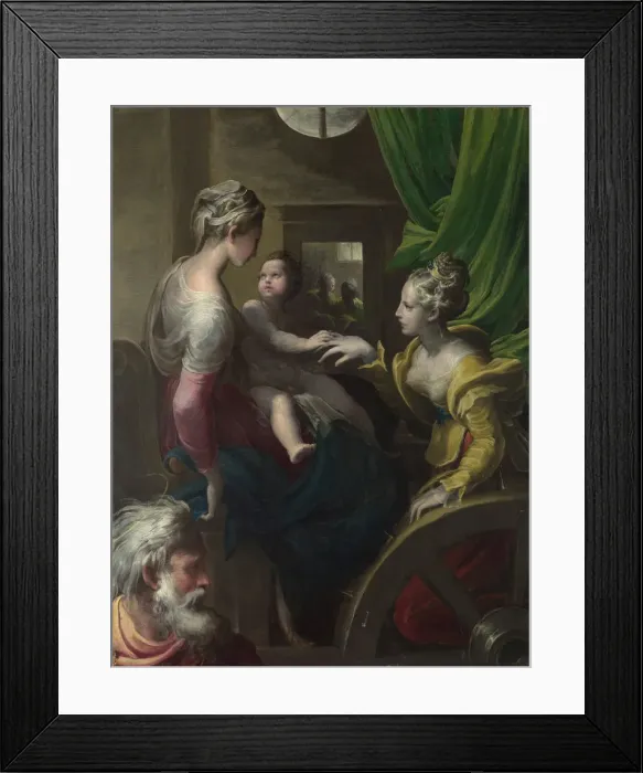 Framed Print : The Mystical Marriage of Saint Catherine, c. 1527-1530. Artist: Parmigianino (1503-1540) Framed Print : The Mystical Marriage of Saint Catherine, c. 1527-1530. Artist: Parmigianino (1503-1540)