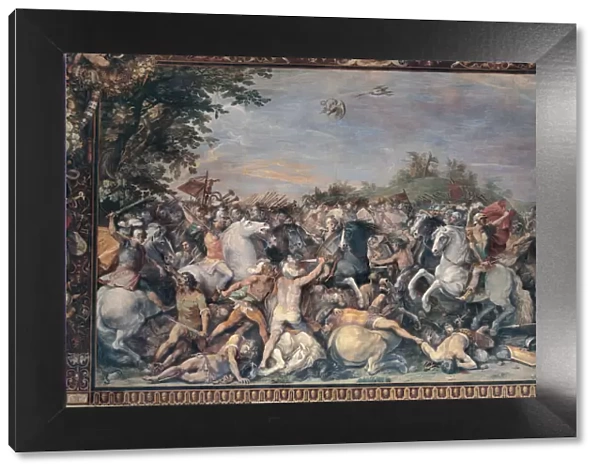 Battle against the inhabitants of Veii and Fidenae, 1598-1599. Artist: Cesari, Giuseppe (1568-1640)