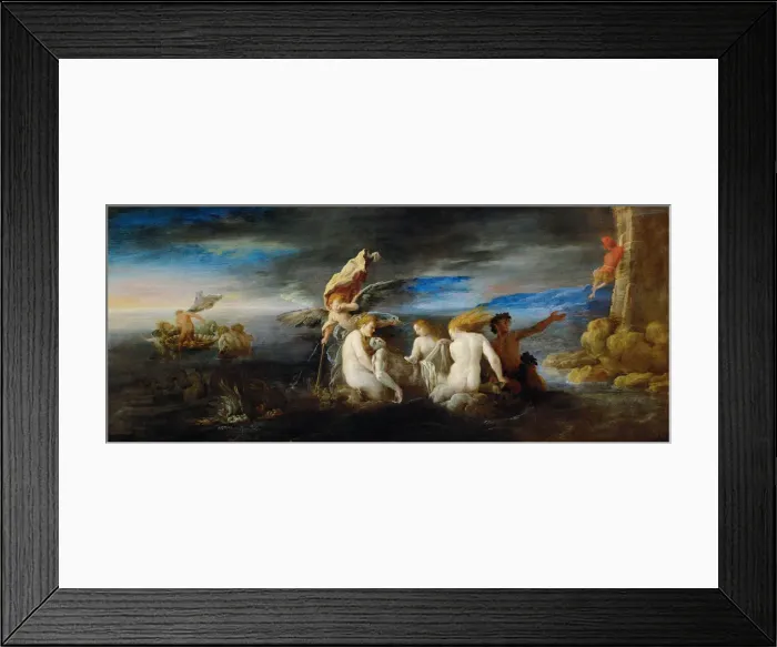Framed Print : Hero Mourning the Dead Leander, c. 1622. Artist: Fetti, Domenico (1588 / 90-1623) Framed Print : Hero Mourning the Dead Leander, c. 1622. Artist: Fetti, Domenico (1588 / 90-1623)