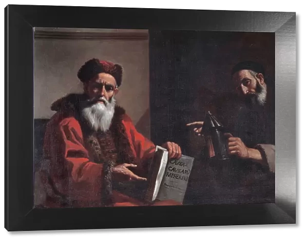 Diogenes and Plato, 1649. Artist: Preti, Mattia (1613-1699)
