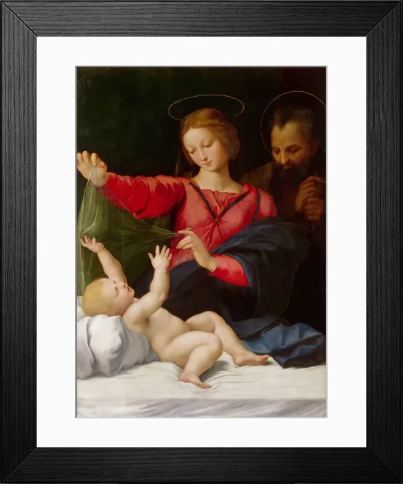 Framed Print : Madonna of Loreto, c. 1508. Artist: Raphael (1483-1520) Framed Print : Madonna of Loreto, c. 1508. Artist: Raphael (1483-1520)