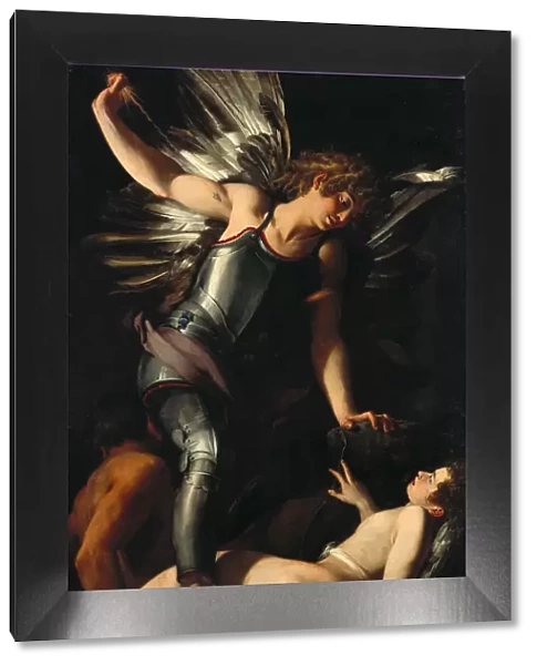 The Divine Eros Defeats the Earthly Eros, ca 1602. Artist: Baglione, Giovanni (1566-1643)