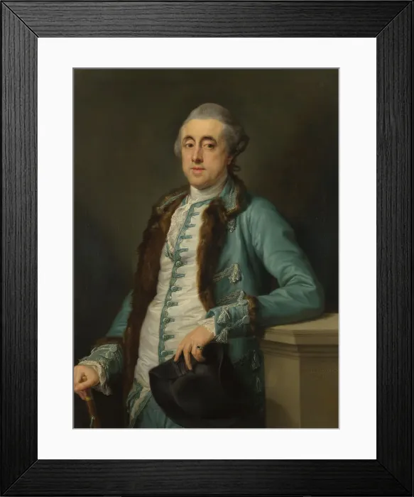 Framed Print : Portrait of John Scott (?) of Banks Fee, 1774. Artist: Batoni, Pompeo Girolamo (1708-1787) Framed Print : Portrait of John Scott (?) of Banks Fee, 1774. Artist: Batoni, Pompeo Girolamo (1708-1787)