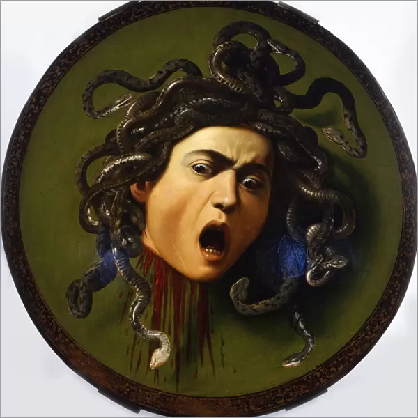 Medusa, 1596-1598. Artist: Caravaggio, Michelangelo (1571-1610)