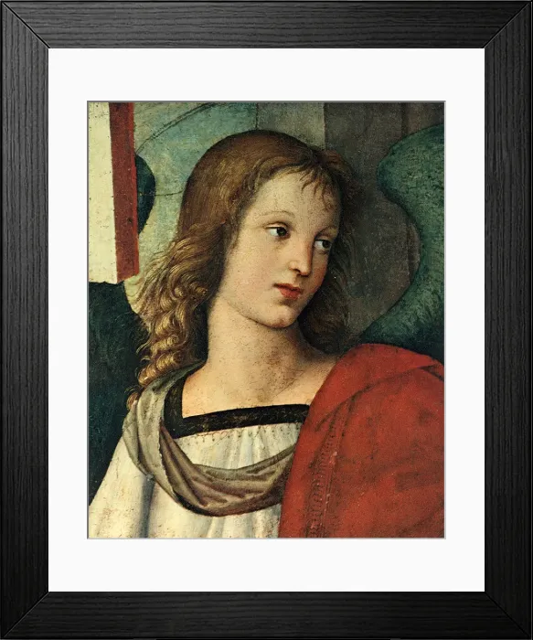 Framed Print : Head of an Angel, c. 1500. Artist: Raphael (1483-1520) Framed Print : Head of an Angel, c. 1500. Artist: Raphael (1483-1520)