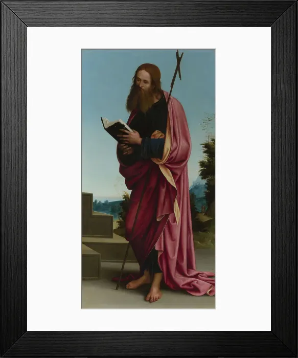 Framed Print : Saint Philip the Apostle (High Altarpiece, Oratory of S. Pietro in Vincoli), 1505. Artist: Costa, Lorenzo (1460-1535) Framed Print : Saint Philip the Apostle (High Altarpiece, Oratory of S. Pietro in Vincoli), 1505. Artist: Costa, Lorenzo (1460-1535)
