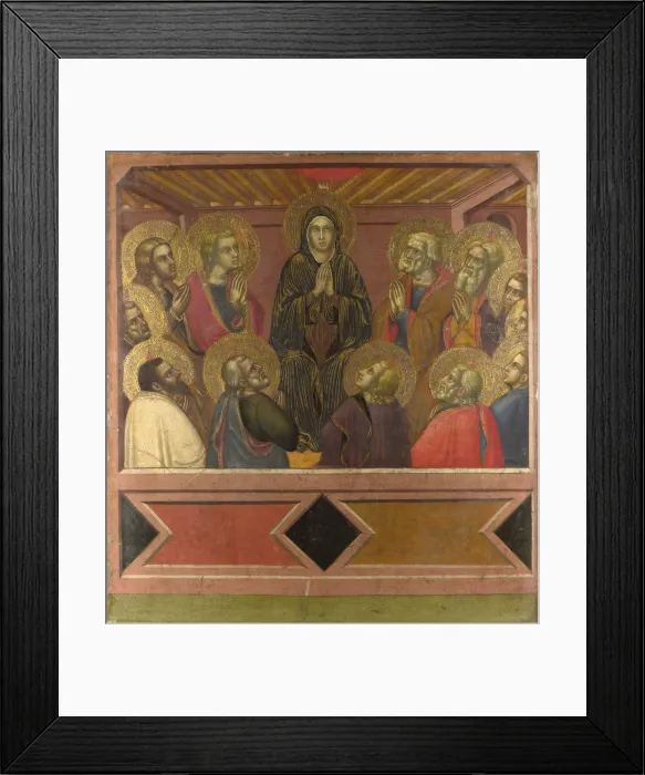 Framed Print : Pentecost, c. 1377. Artist: Barnaba da Modena (c. 1328 ? c. 1386) Framed Print : Pentecost, c. 1377. Artist: Barnaba da Modena (c. 1328 ? c. 1386)