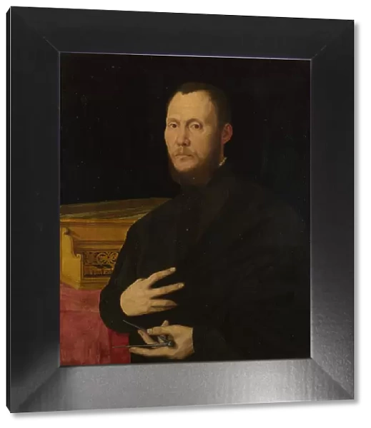 Portrait of a Musician, c. 1565. Artist: Campi, Bernardino (1522-1591)