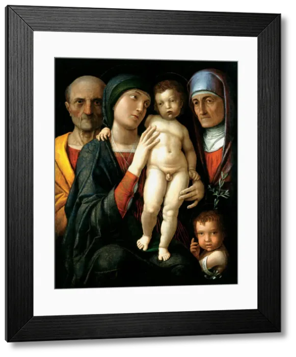 Framed Print : The Holy Family, c. 1495. Artist: Mantegna, Andrea (1431-1506) Framed Print : The Holy Family, c. 1495. Artist: Mantegna, Andrea (1431-1506)