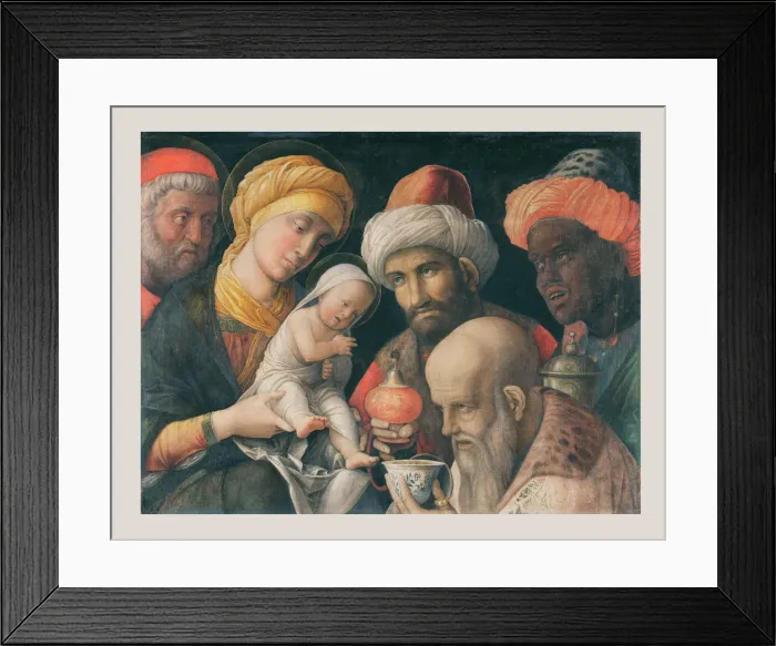 Framed Print : The Adoration of the Magi, c. 1500. Artist: Mantegna, Andrea (1431-1506) Framed Print : The Adoration of the Magi, c. 1500. Artist: Mantegna, Andrea (1431-1506)