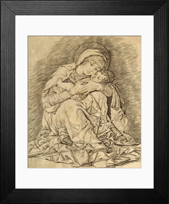 Framed Print : Virgin and child. Artist: Mantegna, Andrea (1431-1506) Framed Print : Virgin and child. Artist: Mantegna, Andrea (1431-1506)