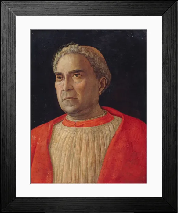 Framed Print : Cardinal Lodovico Trevisano, ca 1459. Artist: Mantegna, Andrea (1431-1506) Framed Print : Cardinal Lodovico Trevisano, ca 1459. Artist: Mantegna, Andrea (1431-1506)