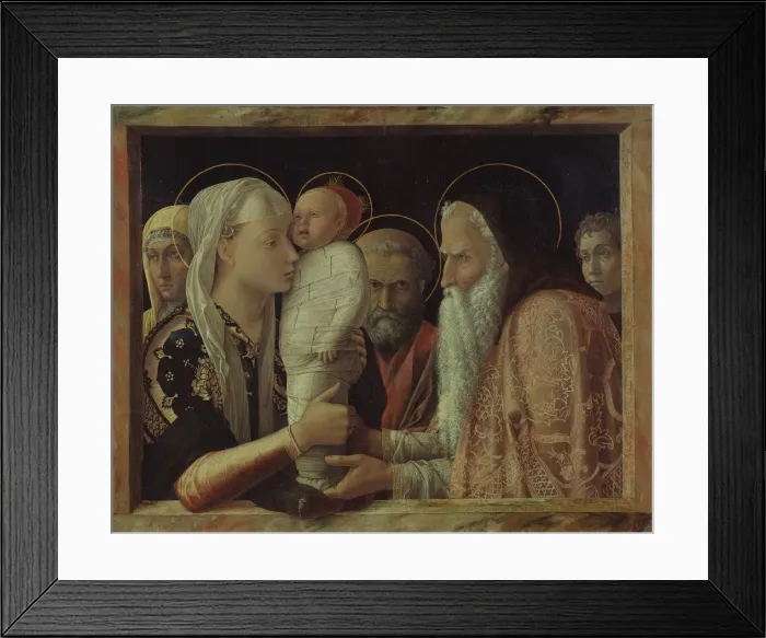 Framed Print : The Presentation in the Temple, ca 1465. Artist: Mantegna, Andrea (1431-1506) Framed Print : The Presentation in the Temple, ca 1465. Artist: Mantegna, Andrea (1431-1506)