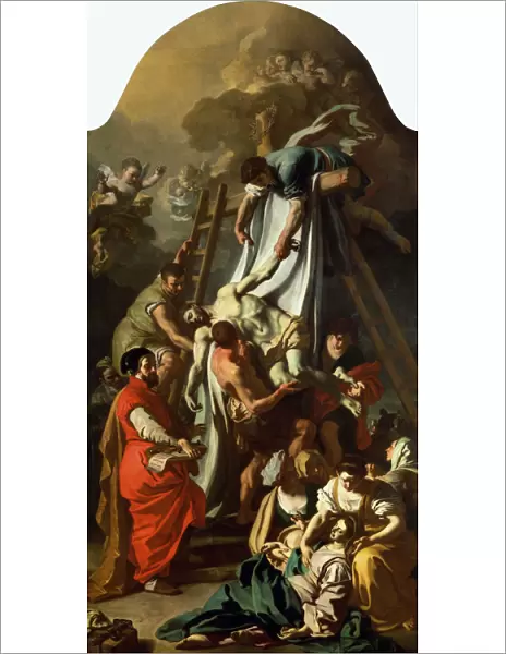 The Descent from the Cross, 1729. Artist: Solimena, Francesco (1657-1747)