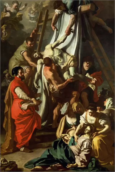 The Descent from the Cross, 1729. Artist: Solimena, Francesco (1657-1747)