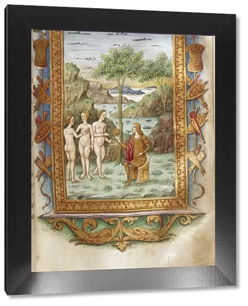 The Judgement of Paris, 1485-1499. Artist: Majorana, Cristoforo (active ca. 1480-1494)