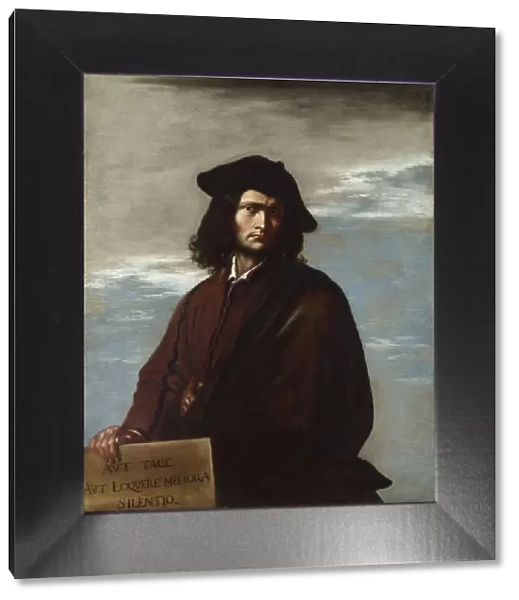 Philosophy (Self-Portrait), c. 1645. Artist: Rosa, Salvatore (1615-1673)