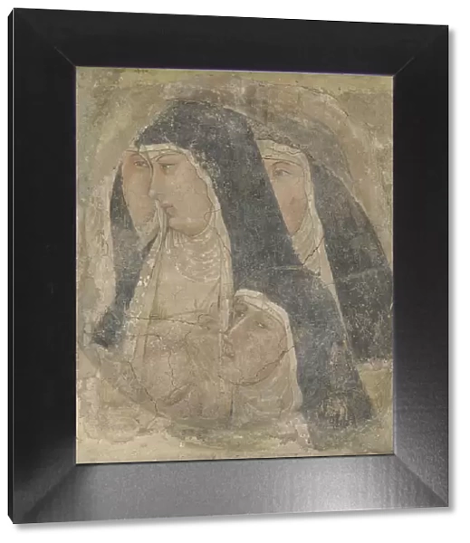 A Group of Four Poor Clares, ca 1340. Artist: Lorenzetti, Ambrogio (ca 1290-ca 1348)