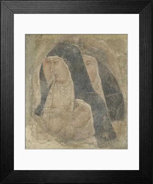 Framed Print : A Group of Four Poor Clares, ca 1340. Artist: Lorenzetti, Ambrogio (ca 1290-ca 1348) Framed Print : A Group of Four Poor Clares, ca 1340. Artist: Lorenzetti, Ambrogio (ca 1290-ca 1348)