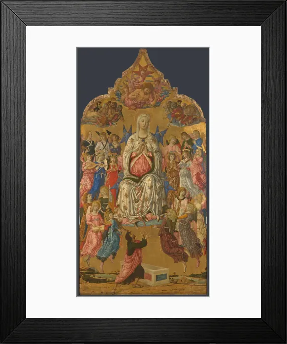 Framed Print : The Assumption of the Virgin, 1474. Artist: Matteo di Giovanni (ca. 1430-1495) Framed Print : The Assumption of the Virgin, 1474. Artist: Matteo di Giovanni (ca. 1430-1495)
