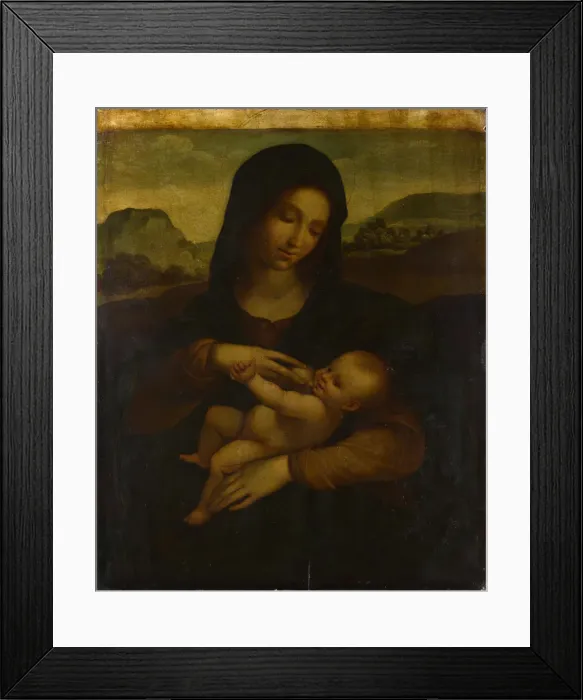 Framed Print : The Madonna and Child, c. 1520. Artist: Sodoma (1477-1549) Framed Print : The Madonna and Child, c. 1520. Artist: Sodoma (1477-1549)