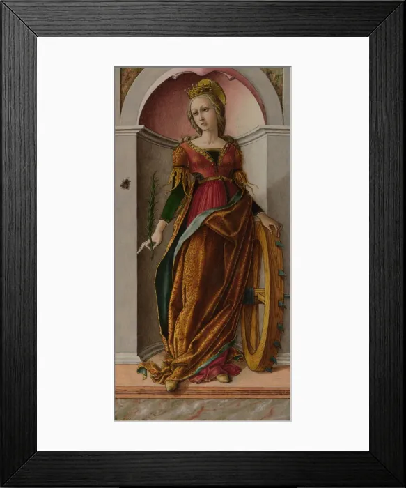 Framed Print : Saint Catherine of Alexandria, c. 1492. Artist: Crivelli, Carlo (c. 1435-c. 1495) Framed Print : Saint Catherine of Alexandria, c. 1492. Artist: Crivelli, Carlo (c. 1435-c. 1495)