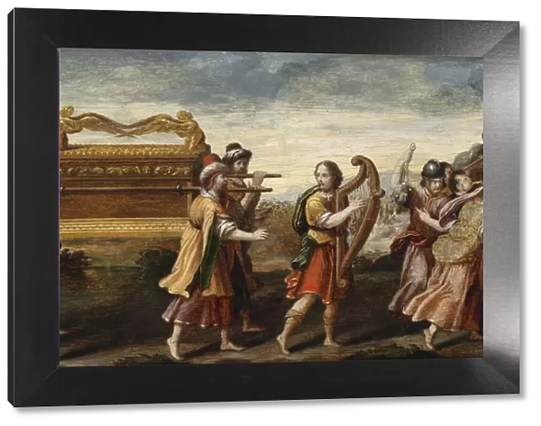 King David bearing the Ark of the Covenant into Jerusalem, Early16th cen Artist: Italian master