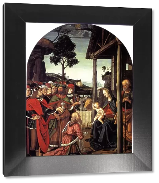 The Adoration of the Magi, ca. 1470-1480. Artist: Perugino (ca. 1450-1523)