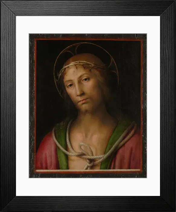 Framed Print : Christ Crowned with Thorns, c. 1505. Artist: Perugino (ca. 1450-1523) Framed Print : Christ Crowned with Thorns, c. 1505. Artist: Perugino (ca. 1450-1523)