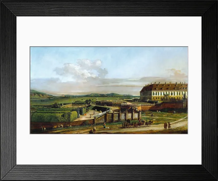 Framed Print : The Castle of Schlosshof seen from north, Between 1758 and 1761. Artist: Bellotto, Bernardo (1720-1780) Framed Print : The Castle of Schlosshof seen from north, Between 1758 and 1761. Artist: Bellotto, Bernardo (1720-1780)